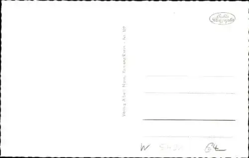 Ak Rhens am Rhein, Straßenpartie, Fachwerkhäuser