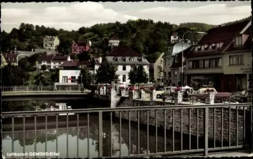 Ak Gemünd Schleiden in der Eifel, Flusspartie, Gebäude
