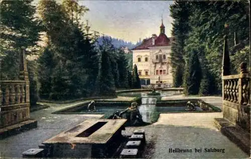 Ak Salzburg in Österreich, Hellbrunn