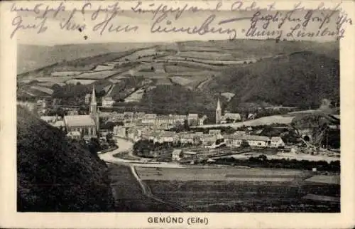 Ak Gemünd Schleiden in der Eifel, Totalansicht
