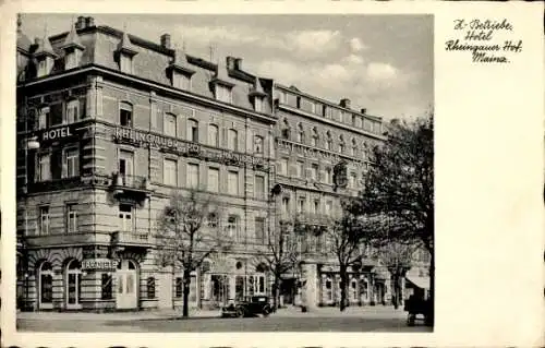 Ak Mainz am Rhein, Hotel Rheingauer Hof, Z-Betriebe