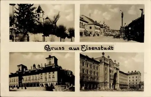 Ak Eisenstadt im Burgenland, Ortsansichten