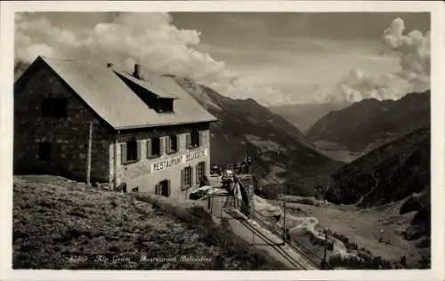 Ak Alp Grüm Kt. Graubünden, Hotel Restaurant Belvedere