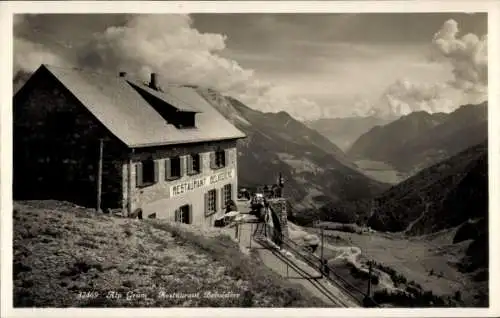 Ak Alp Grüm Kt. Graubünden, Hotel-Restaurant Belvedere