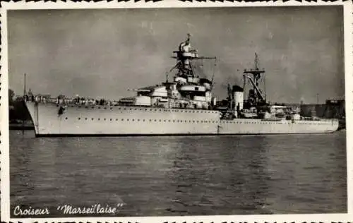 Ak Französisches Kriegsschiff, Marseillaise, Croiseur