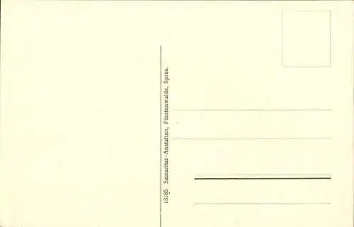 Ak Fürstenwalde an der Spree, Anstalt Rosalienhof