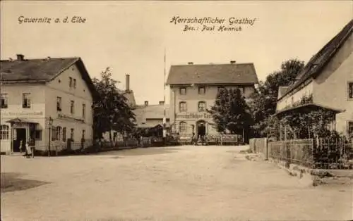 Ak Gauernitz Klipphausen in Sachsen, Herrschaftlicher Gasthof