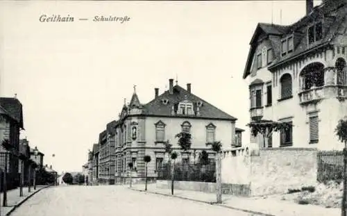 Ak Geithain in Sachsen, Schulstraße