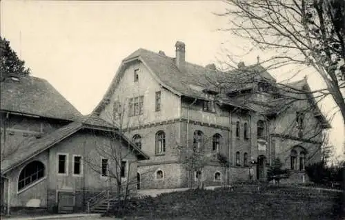 Ak Dresden Klotzsche Wilschdorf, Kuranstalt Glasewalds Ruhe, Hauptgebäude