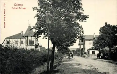 Ak Oederan in Sachsen, Bahnhofstraße