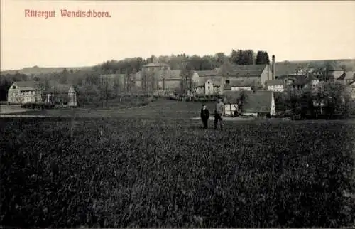 Ak Wendischbora Nossen in Sachsen, Rittergut