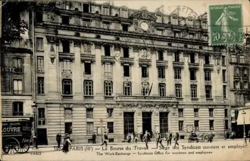 Ak Paris X, Arbeitsamt