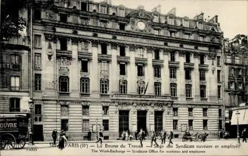 Ak Paris X, Arbeitsamt