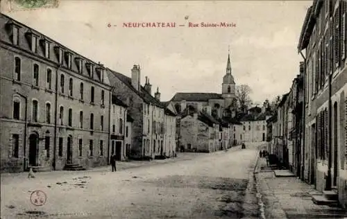 Ak Neufchâteau Lorraine Vosges, Rue Sainte Marie