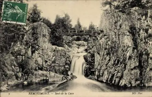 Ak Remiremont Lorraine Vosges, Saut de la Cuve