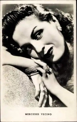 Ak Schauspielerin Mercedes Vecino, Portrait