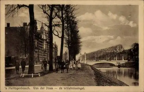 Ak 's Hertogenbosch Nordbrabant Niederlande, Van der Does, de Willeboissingel