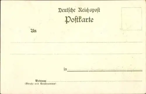 Litho Tetzelstein Elm Schöppenstedt Niedersachsen, Gasthaus, Oberförsterei, Denkmal