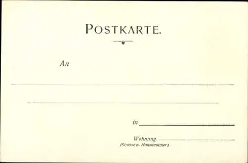 Künstler Litho Karl May's Reiseerzählung, Band 6 Seite 501, Sprung über Abgrund