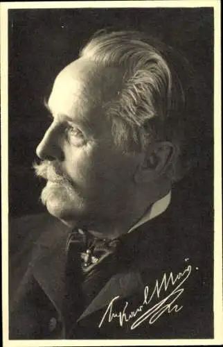 Ak Deutscher Schriftsteller Karl Friedrich May, Portrait