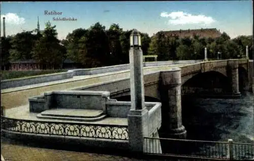 Ak Racibórz Ratibor Schlesien, Schlossbrücke