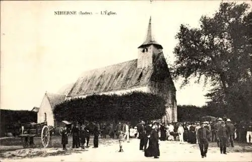 Ak Niherne Indre, Die Kirche
