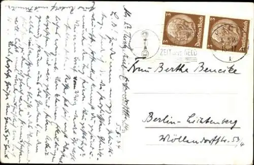 Ak Kiel, Totalansicht, Nicolai-Kirche