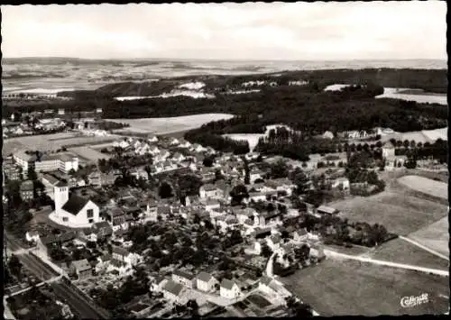 Ak Mechernich in der Eifel, Totalansicht, Luftbild