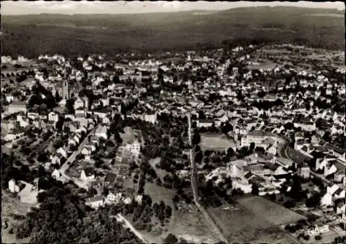 Ak Höhr Grenzhausen im Westerwald, Totalansicht, Luftbild