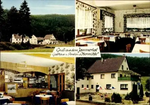 Ak Nassau im Rhein Lahn Kreis, Jammertal, Gasthaus und Pension Obermühle