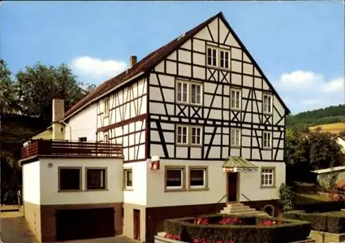 Ak Volkersbrunn Leidersbach im Spessart, Gasthaus-Pension Rose