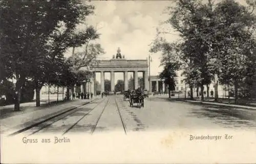 Ak Berlin Mitte, Brandenburger Tor