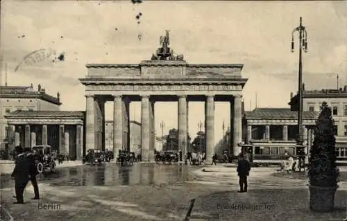 Ak Berlin Mitte, Brandenburger Tor