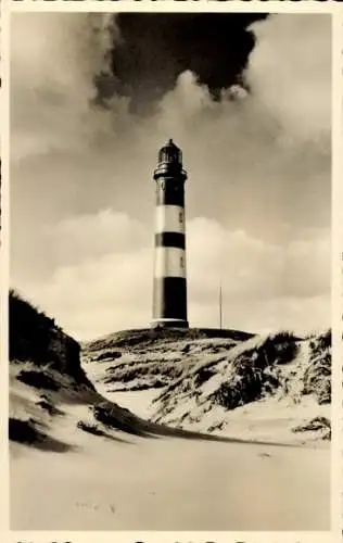 Ak Insel Amrum in Nordfriesland, Leuchtturm