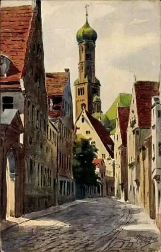 Ak Augsburg in Schwaben, Kohlergasse, Kirche