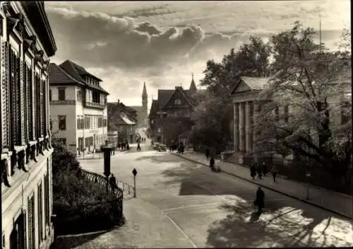 Ak Meiningen in Thüringen, Blick in die Georgstraße