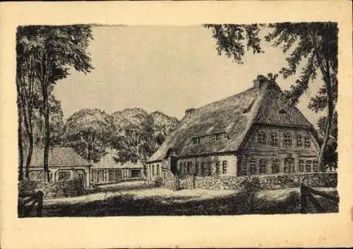 Ak Amelinghausen in der Lüneburger Heide, Hof