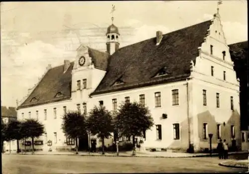 Ak Herzberg an der Elster, Rathaus