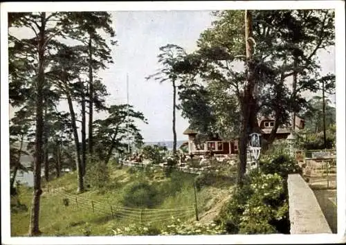 Ak Berlin Zehlendorf Wannsee, Gaststätte Terrassen am Strandbad Wannsee