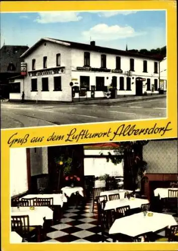 Ak Albersdorf Dithmarschen Schleswig Holstein, Hotel zur Börse von Hilde Bürger