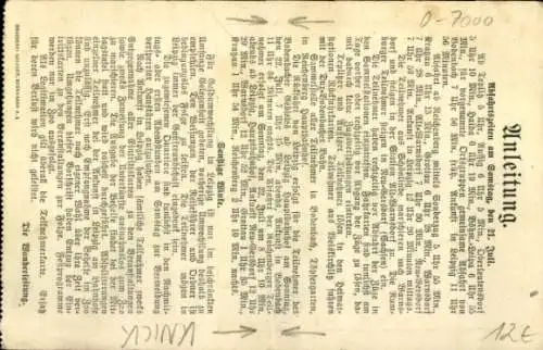 Ak Leipzig in Sachsen, Teilnehmerkarte Leipzigfahrt 21.-22.7.1923, Zentralverband der Angestellten