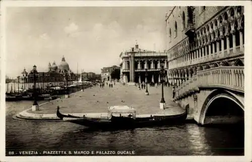 Ak Venezia Venedig Veneto, Piazzetta S. Marco e Palazzo Ducale
