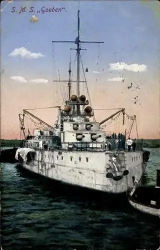 Ak Deutsches Kriegsschiff, SMS Goeben, Kaiserliche Marine
