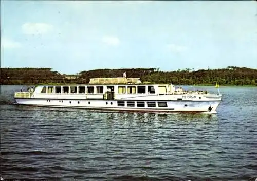 Ak Weiße Flotte, VEB Verkehrsbetriebe Potsdam, Salonschiff MS Potsdam