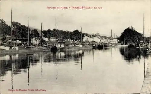 Ak Varangeville Meurthe et Moselle, Hafen