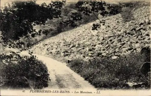 Ak Plombières les Bains Lothringen Vosges, Les Moraines