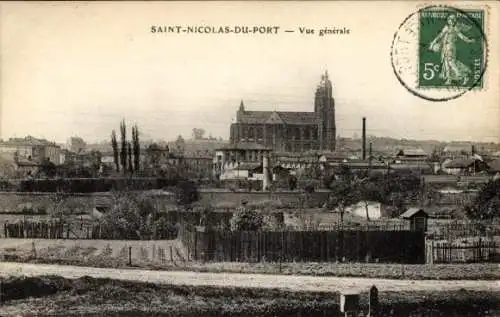 Ak Saint Nicolas de Port Meurthe et Moselle, Vue generale