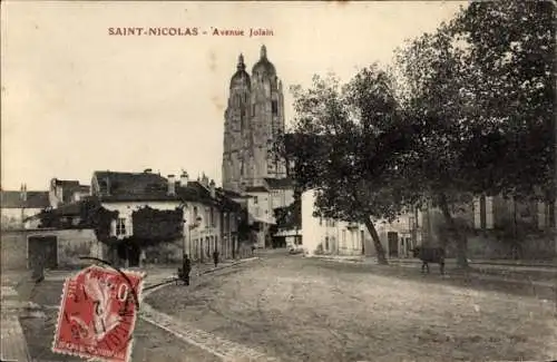 Ak Saint Nicolas Meurthe et Moselle Lothringen Elsaß, Avenue Jolain