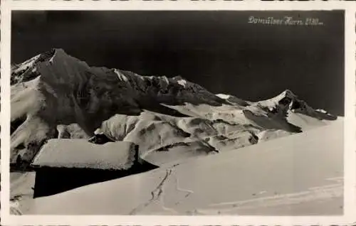 Ak Damüls in Vorarlberg, Damülser Horn, Winter