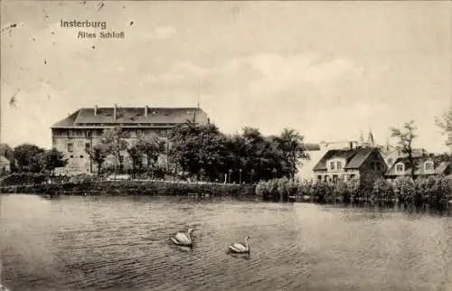 Ak Tschernjachowsk Insterburg Ostpreußen, Altes Schloss